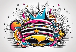Big penis tattoo idea