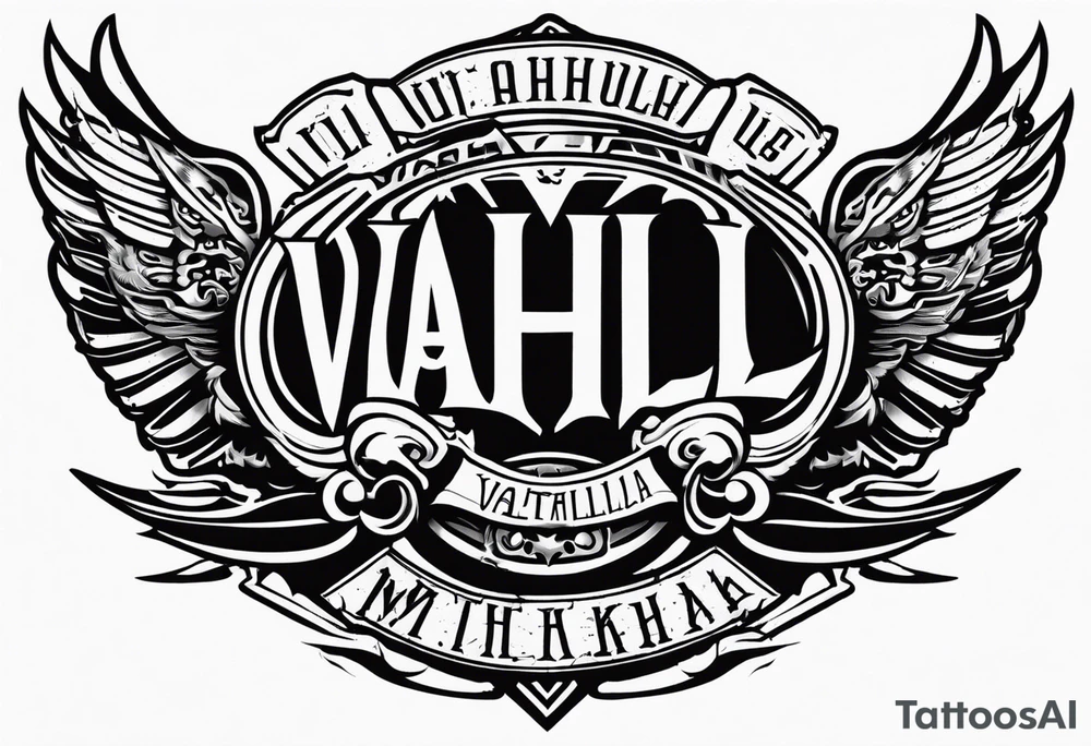 Valhalla military tattoo idea