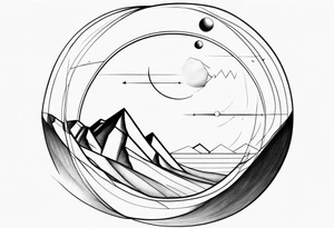 myth of Sisyphus 
 geometry tattoo idea