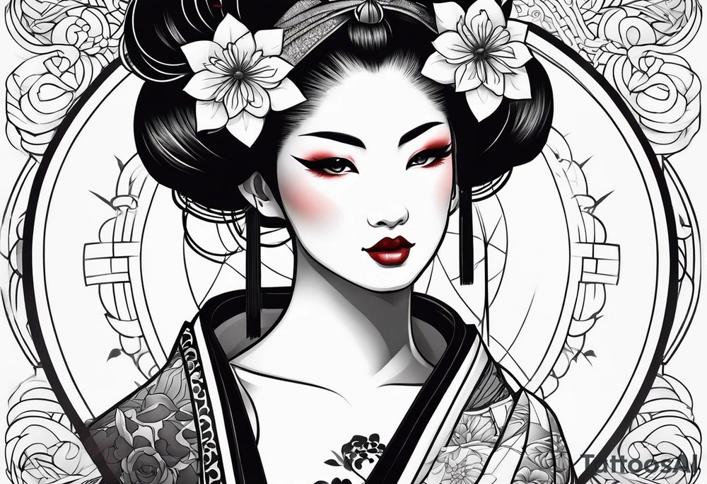 Geisha tattoo idea
