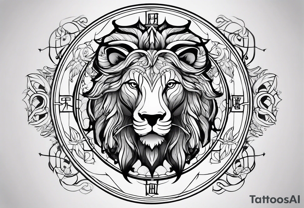 Zodiac Sign tattoo idea