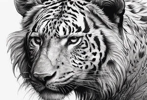 What animal symbolizes pain tattoo idea