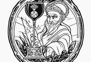 Greed tarot card tattoo idea
