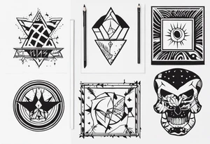 Punk inspired tattoo idea