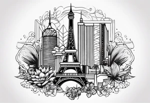 Las Vegas abstract tattoo idea