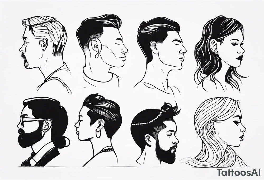 people around me and how life works tattoo idea