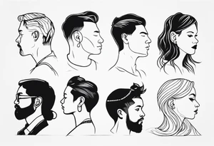 people around me and how life works tattoo idea