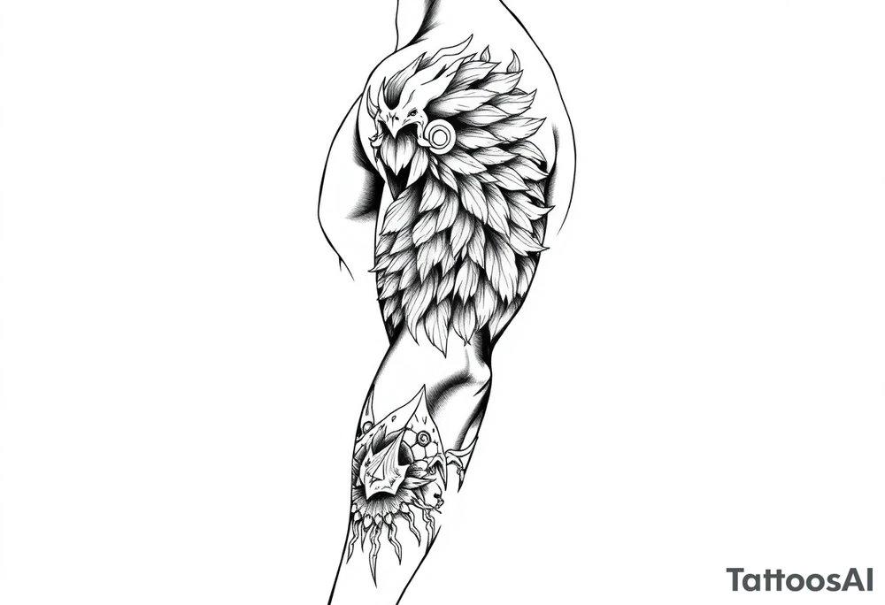Nordic viking tattoo idea