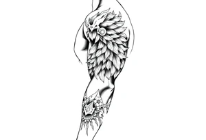 Nordic viking tattoo idea