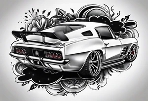 butts tattoo idea