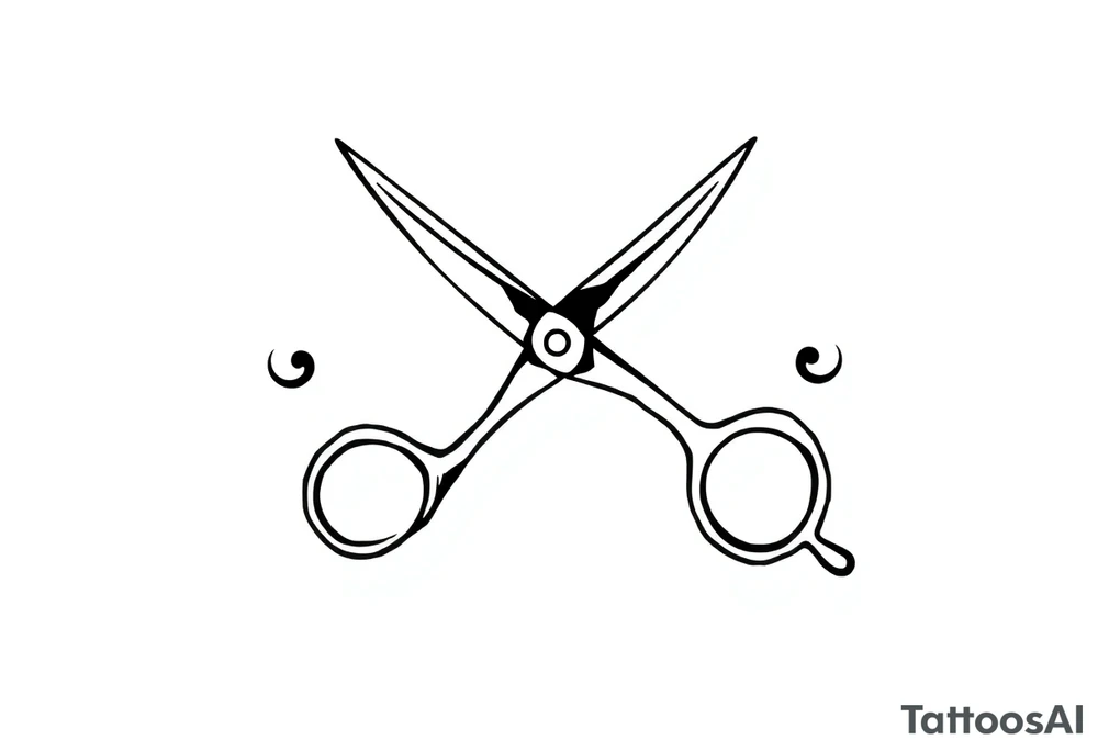 Scissors tattoo idea