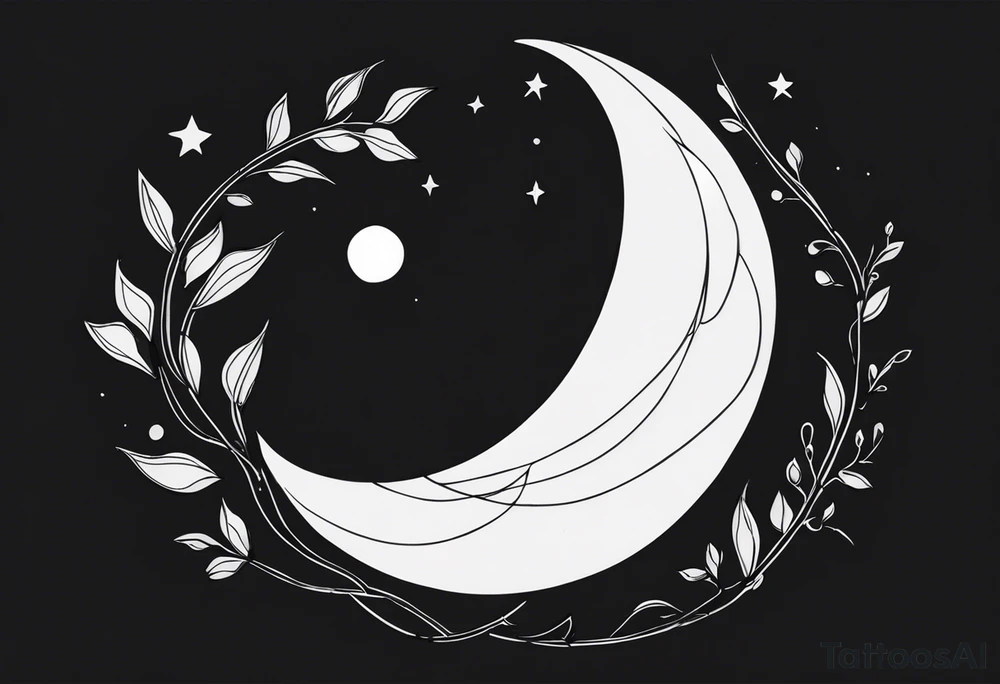 Crescent Moon tattoo idea