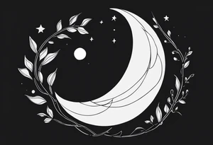 Crescent Moon tattoo idea