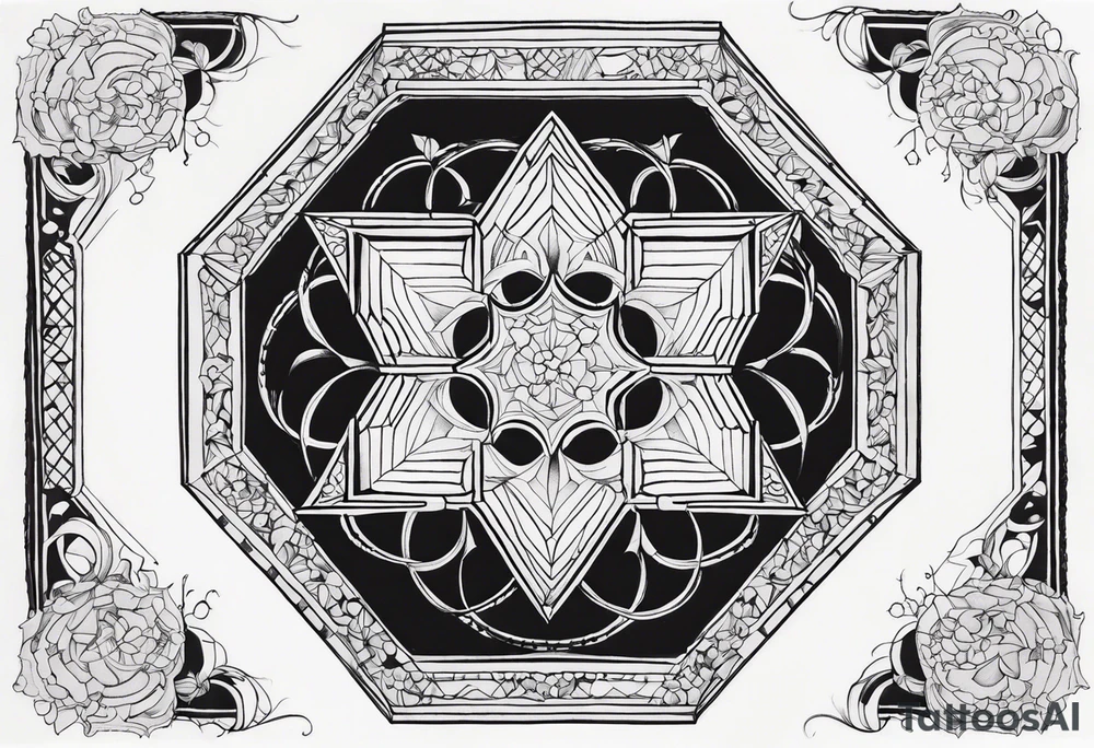 Octagon tattoo idea