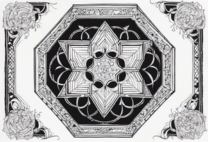 Octagon tattoo idea