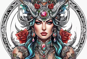 taurus goddess tattoo idea