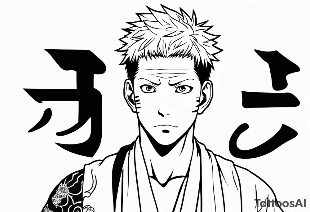 Jujutsu kaisen small tattoo idea