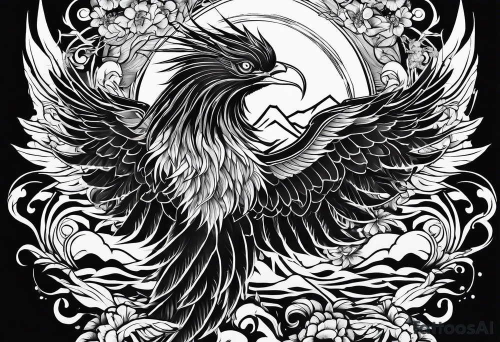 phoenix tattoo idea