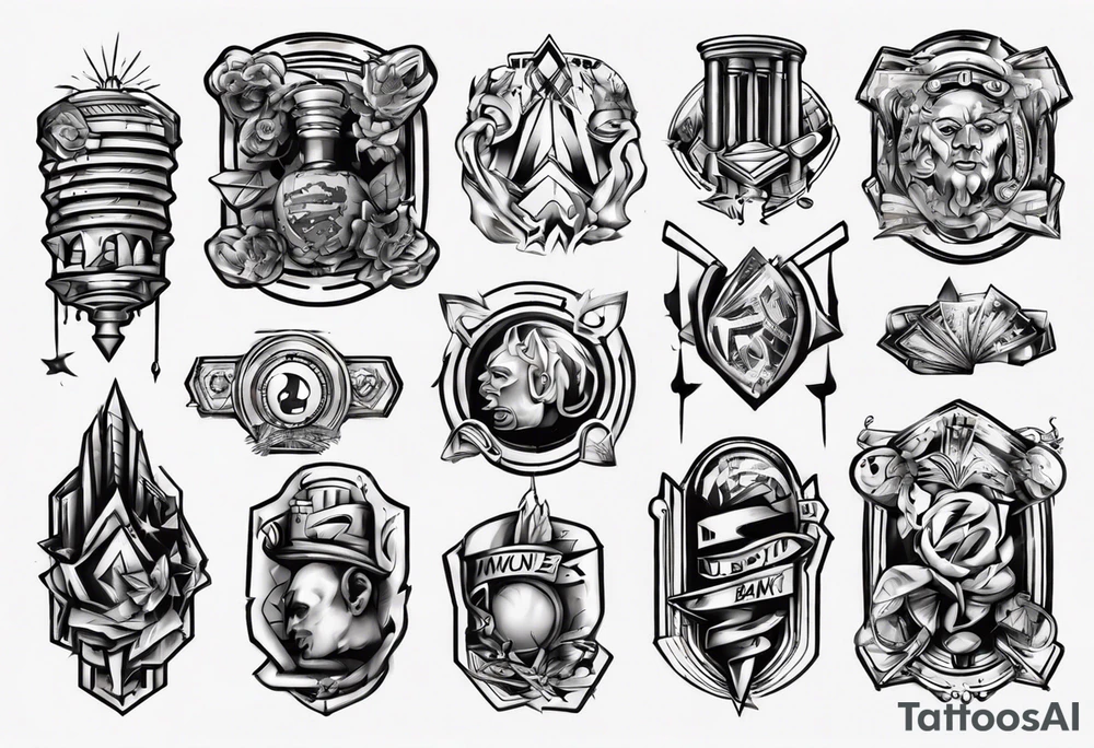 money in the bank tattoo idea