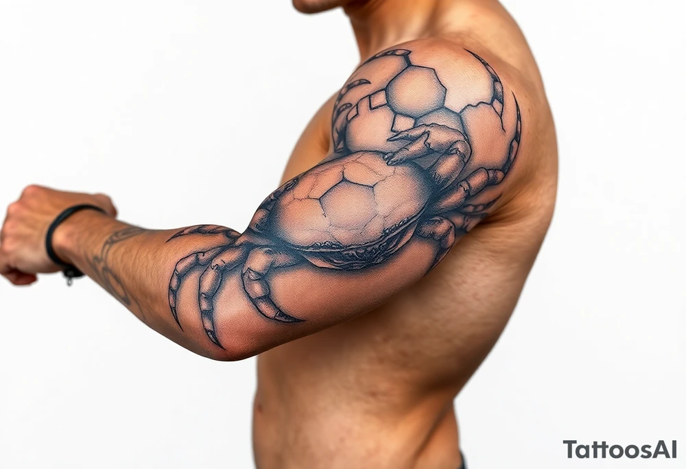 honey comb, crabs tattoo idea