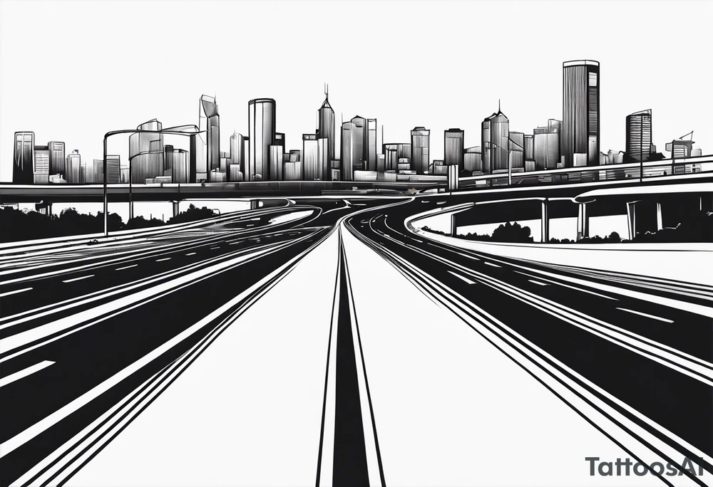 A road called Mitchell freeway tattoo idea
