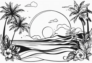 Tatuagem florida no braço tattoo idea