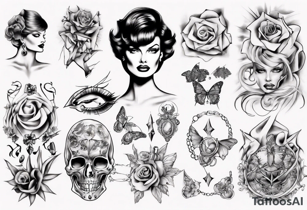 Linda Evangelista tattoo idea