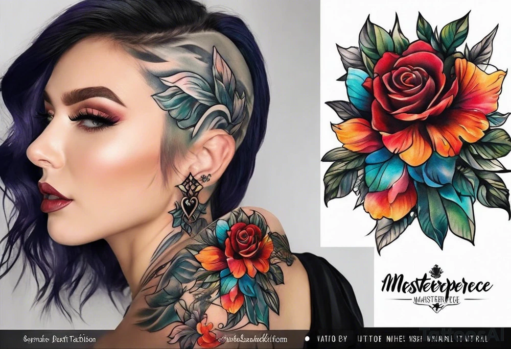 Shawl tattoo tattoo idea