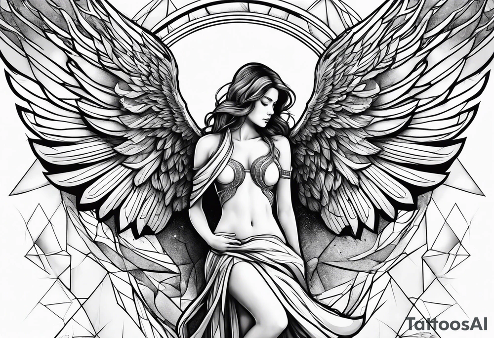 the fallen angel tattoo idea