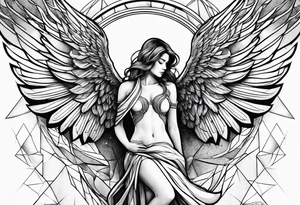 the fallen angel tattoo idea