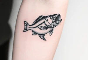 Fishing tattoo idea