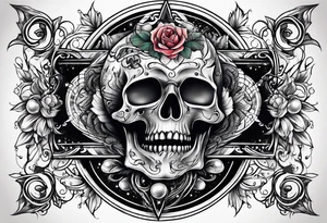 Celestial body tattoo idea