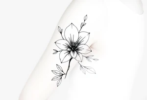 Flower that represents a he birth months September tattoo idea