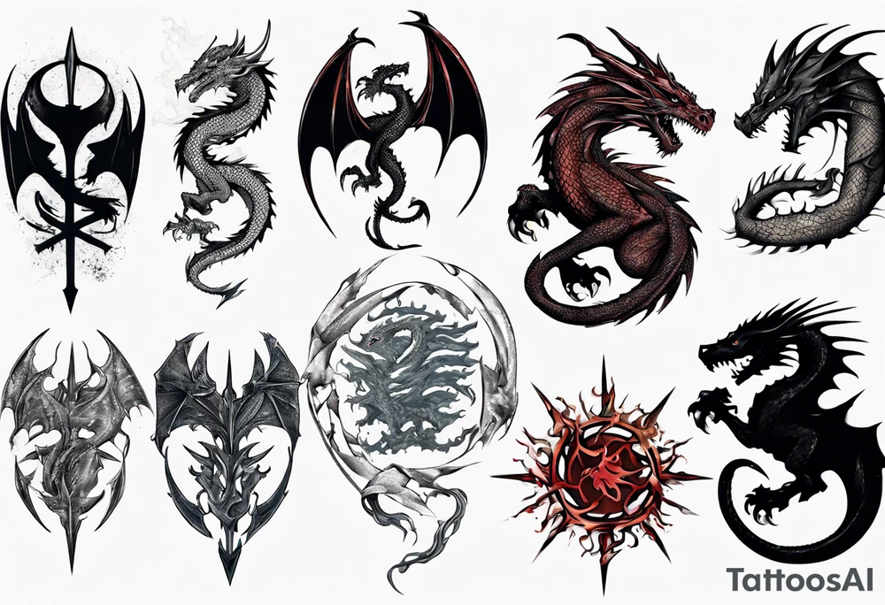 game of thrones dragon tattoo idea