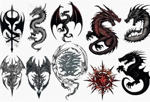 game of thrones dragon tattoo idea