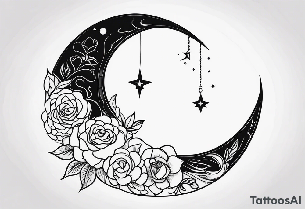 Crescent Moon tattoo idea