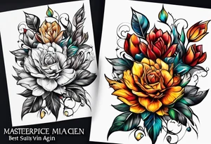 Starting over again after being broken in a relationship tattoo idea