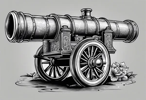 Cannon Battery, Fitness tattoo idea