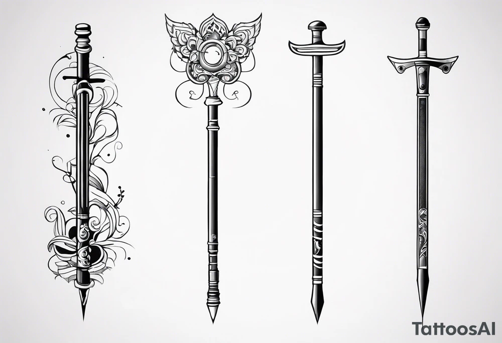 Pogo stick tattoo idea