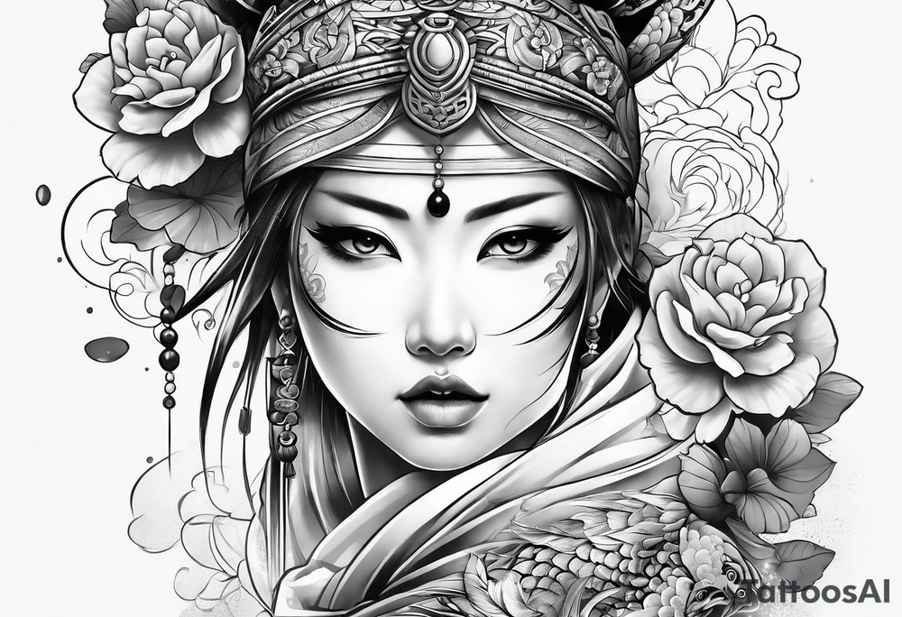 Japanese sleeve tattoo idea