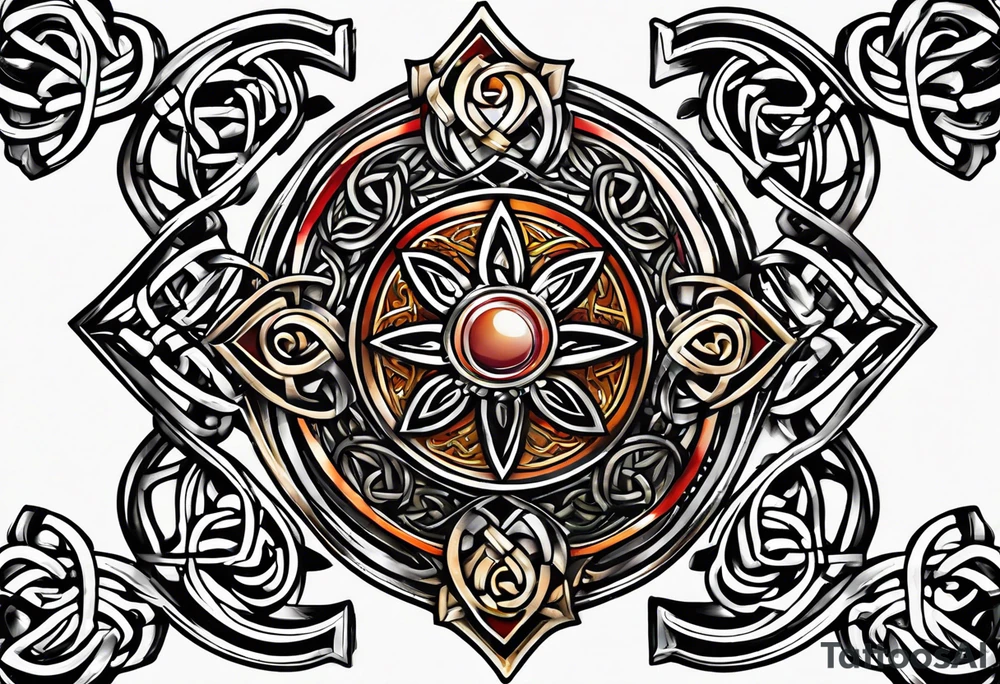 Strength change loyalty Celtic tattoo idea