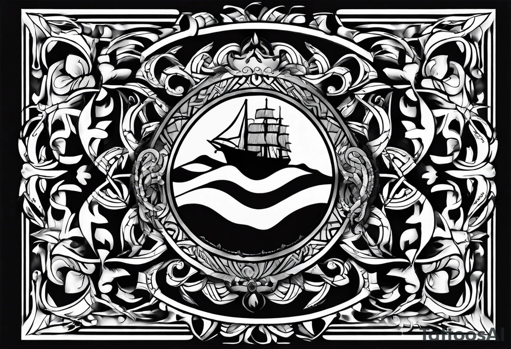 bearpaw half sleeve tattoo idea