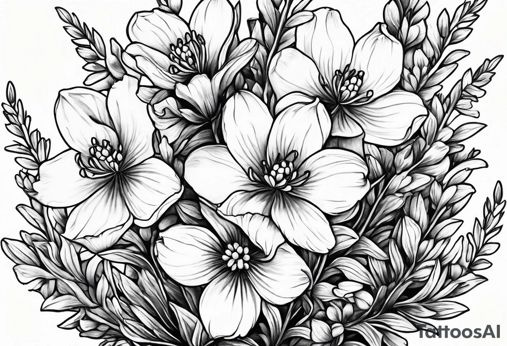 Bluebonnets tattoo idea