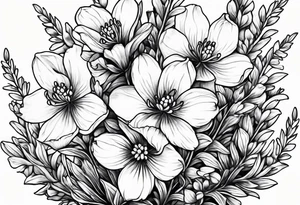 Bluebonnets tattoo idea