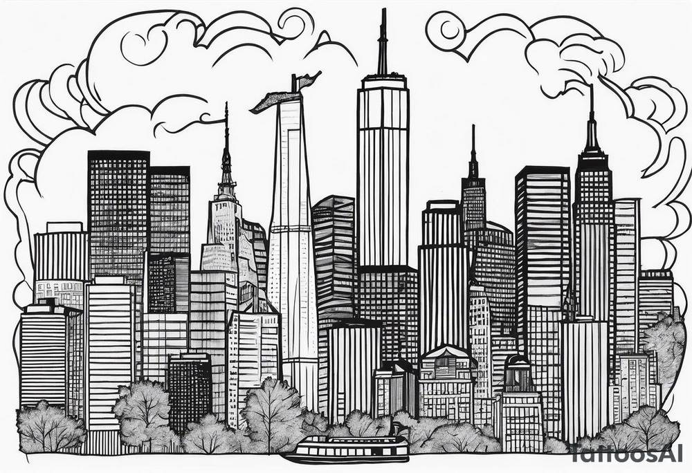 9/11 September 11, 2001 sleeve tattoo idea