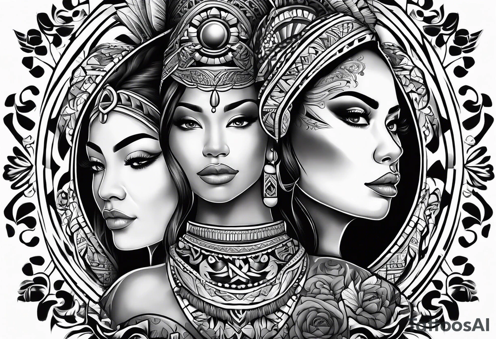 Pacific Northwest
Mexican American inspiration. Family of four. Add faith tattoo idea