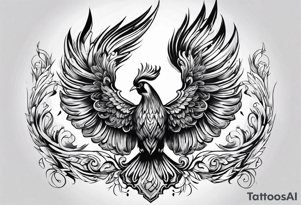 little pheonix tattoo idea