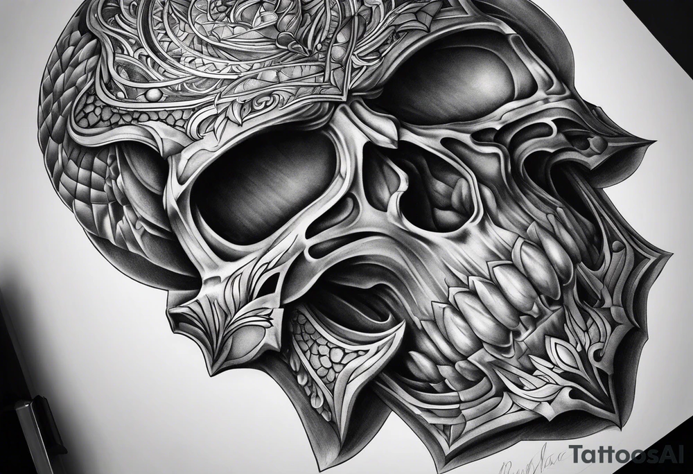 Anatomic deltoid muscle tattoo idea