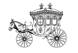 royal carriage tattoo idea