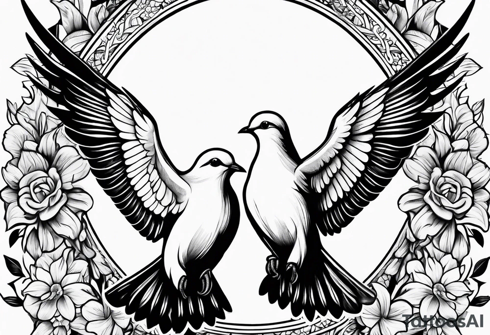 doves tattoo idea
